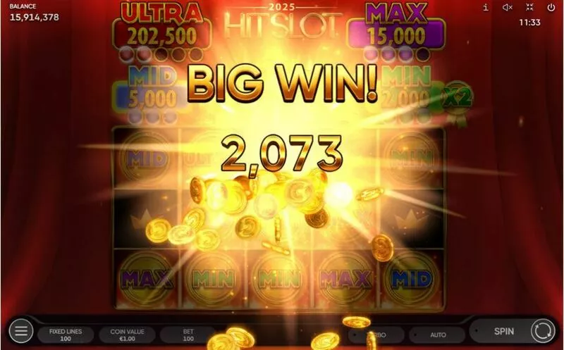 2025 Hit Slot Endorphina 5 Reel 10 Line