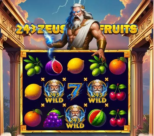 243 Zeus Fruits Tom Horn Gaming 5 Reel 243 Line