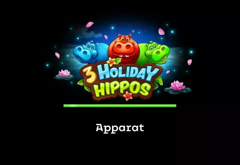 3 Holiday Hippos Apparat Gaming 5 Reel 20 Line