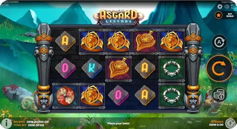 Asgard Legends Mancala Gaming 5 Reel 20 Line