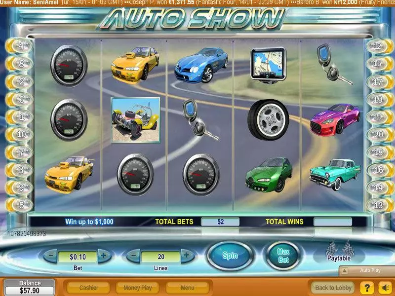 Auto Show NeoGames 5 Reel 20 Line