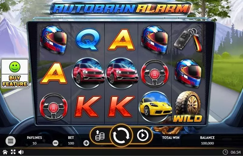 Autobahn Aalarm Apparat Gaming 5 Reel 10 Line
