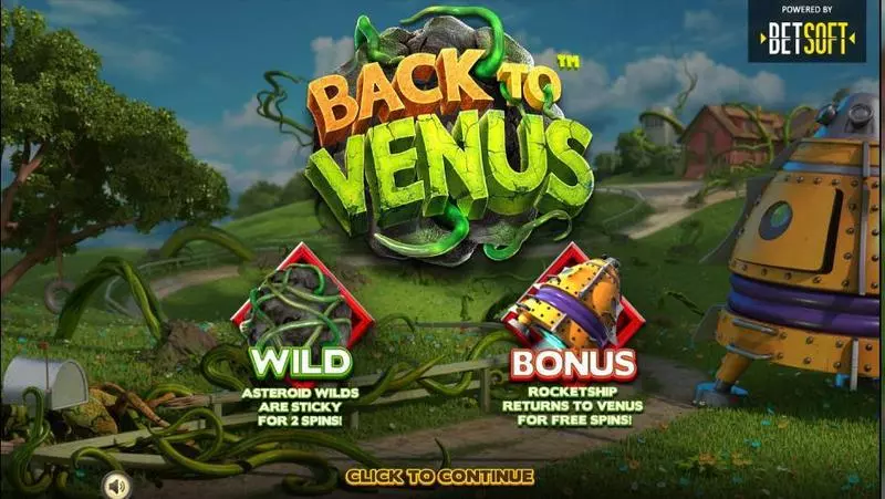 Back to Venus BetSoft 5 Reel 20 Line