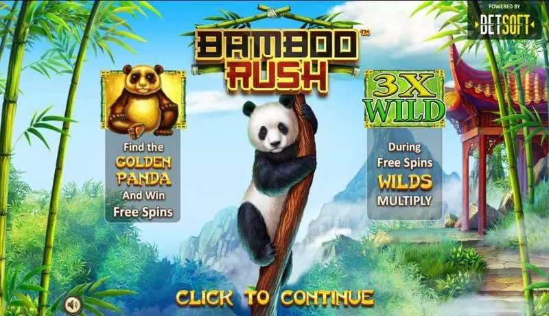 Bamboo Rush  BetSoft 5 Reel 40 Line