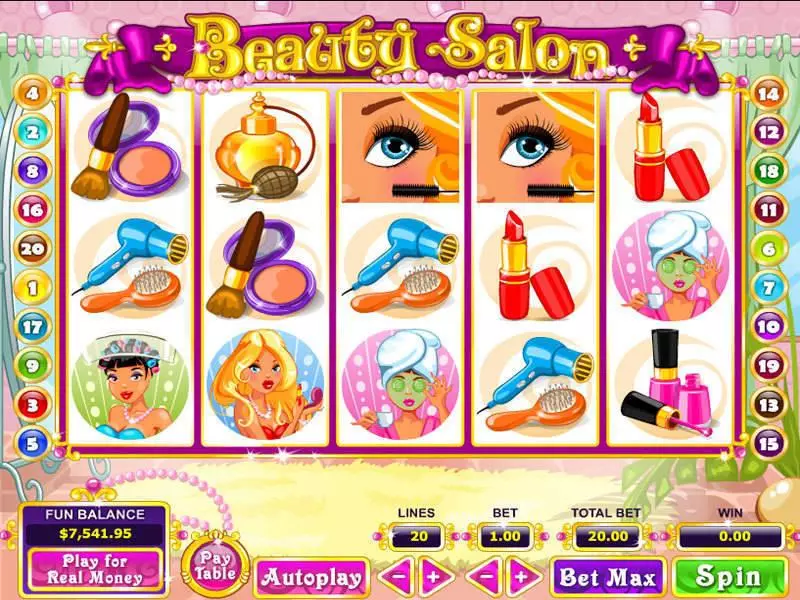 Beauty Salon Topgame 5 Reel 20 Line