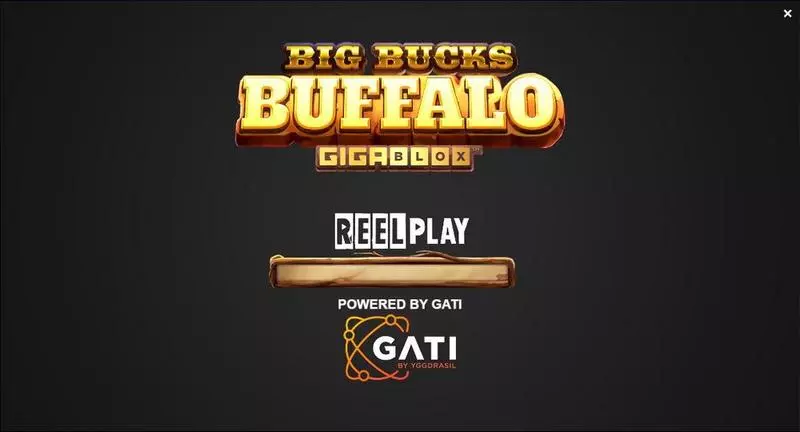 Big Bucks Buffalo GigaBlox ReelPlay 6 Reel 40 Line