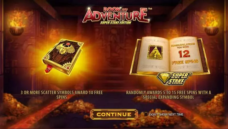 Book of Adventure: Super Stake Edition StakeLogic 5 Reel 10 Line