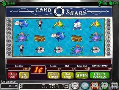 Card Shark RTG 5 Reel 9 Line