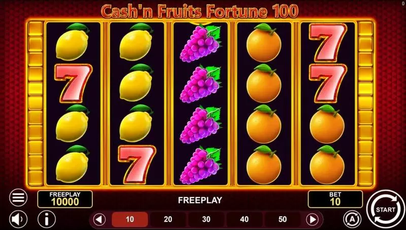 Cash'n Fruits Fortune 100 1Spin4Win 5 Reel 