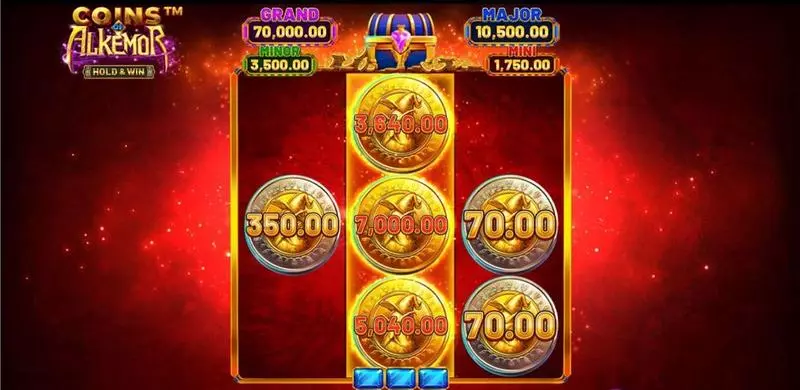 Coins of Alkemor - Hold and Win BetSoft 3 Reel 5 Line