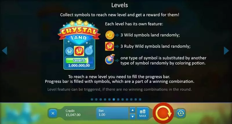 Crystal Land Playson 7 Reel 