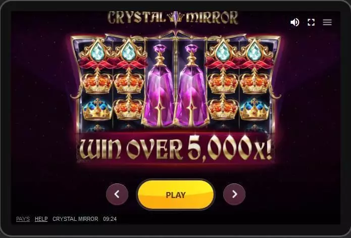 Crystal Mirror Red Tiger Gaming 6 Reel 20 Line