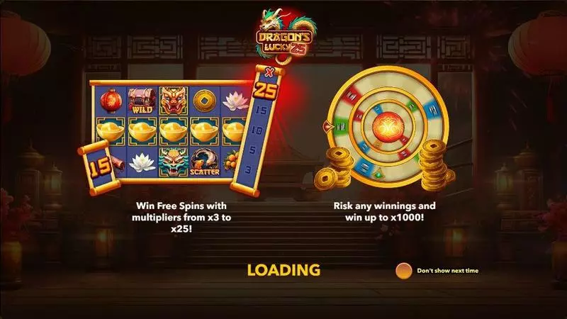Dragon's Lucky 25 Mascot Gaming 5 Reel 20 Line