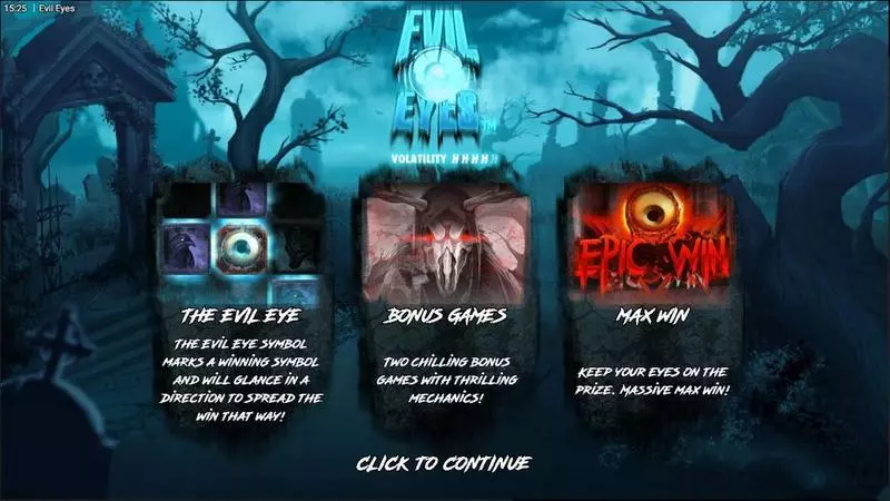 Evil Eyes Hacksaw Gaming 5 Reel 