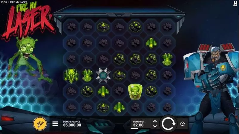 Fire My Laser Hacksaw Gaming 7 Reel 