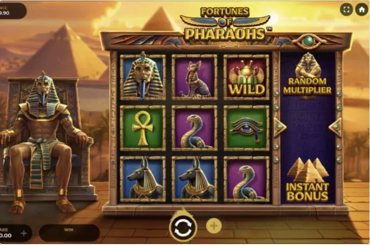 Fortunes of Pharaohs Dragon Gaming 3 Reel 5 Line