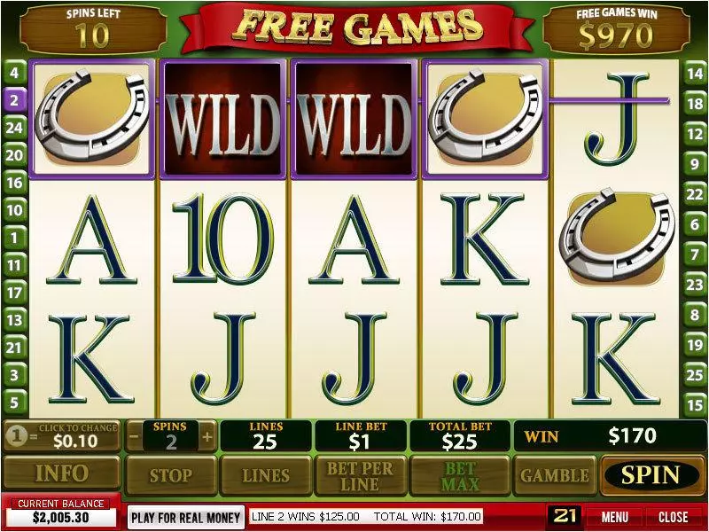 Frankie Dettori's Magic Seven PlayTech 5 Reel 25 Line