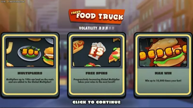 Fred'  Food Truck Hacksaw Gaming 5 Reel 