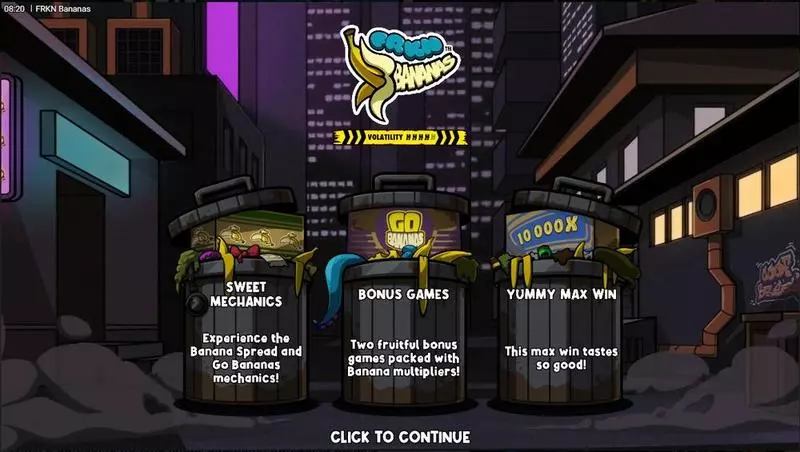 FRKN Bananas Hacksaw Gaming 6 Reel 