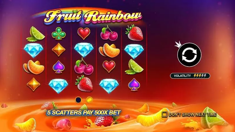 Fruit Rainbow Pragmatic Play 5 Reel 40 Line