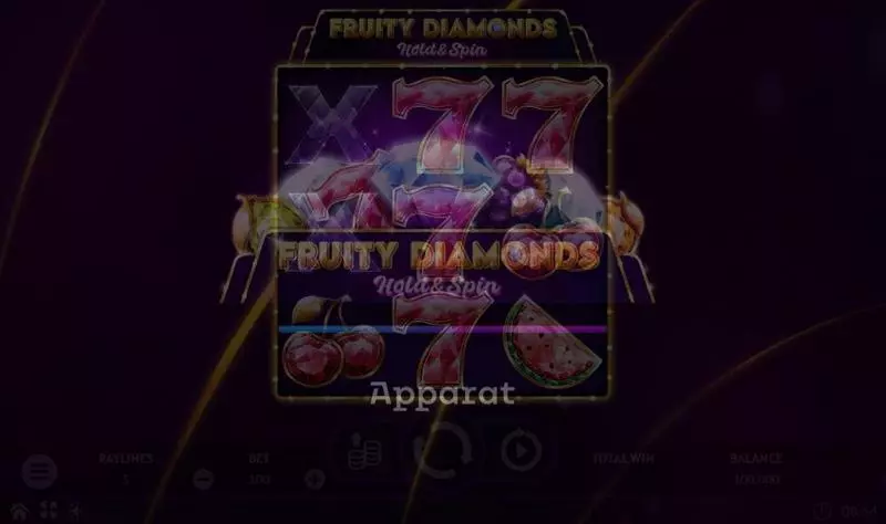 Fruity Diamonds Apparat Gaming 3 Reel 5 Line