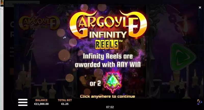 Gargoyle Infinity Reels ReelPlay 3 Reel Infinity