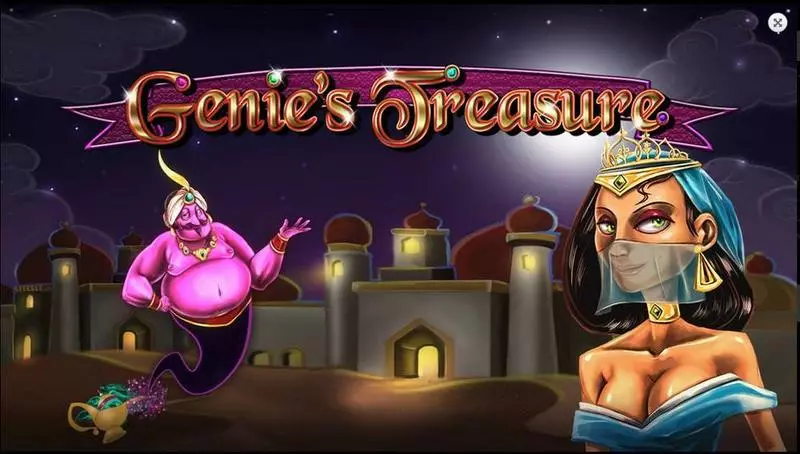 Genie's Treasure 2 by 2 Gaming 5 Reel 20 Line