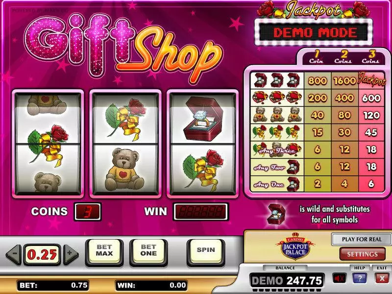 Gift Shop Play'n GO 3 Reel 1 Line