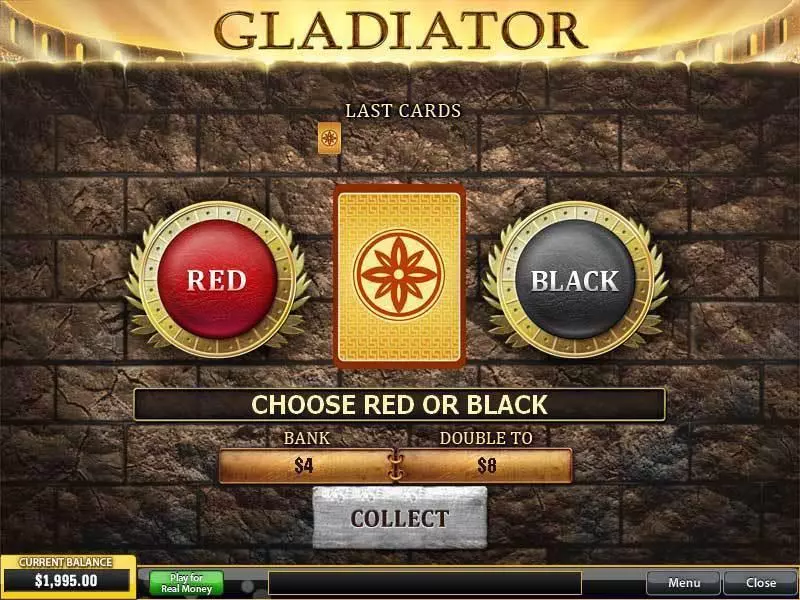Gladiator PlayTech 5 Reel 25 Line