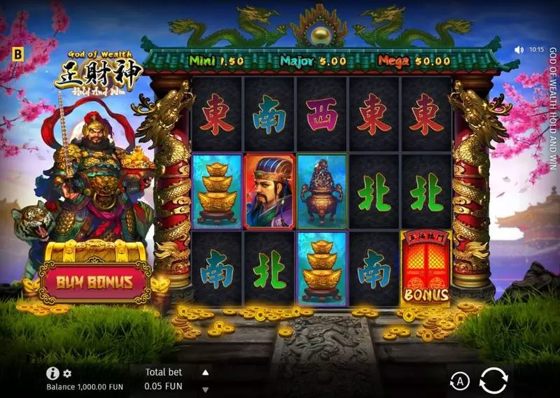 God Of Wealth Hold And Win BGaming 5 Reel 25 Line