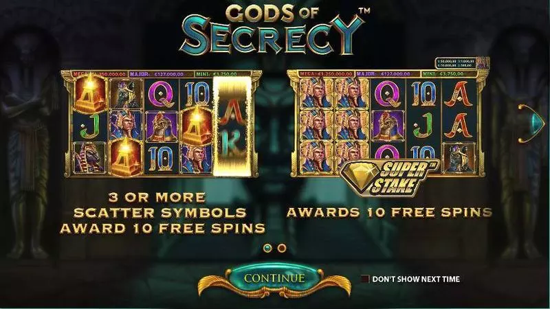 Gods of Secrecy StakeLogic 5 Reel 10 Line