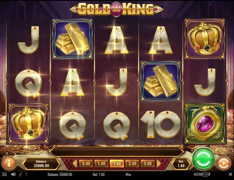 Gold King Play'n GO 5 Reel 20 Line