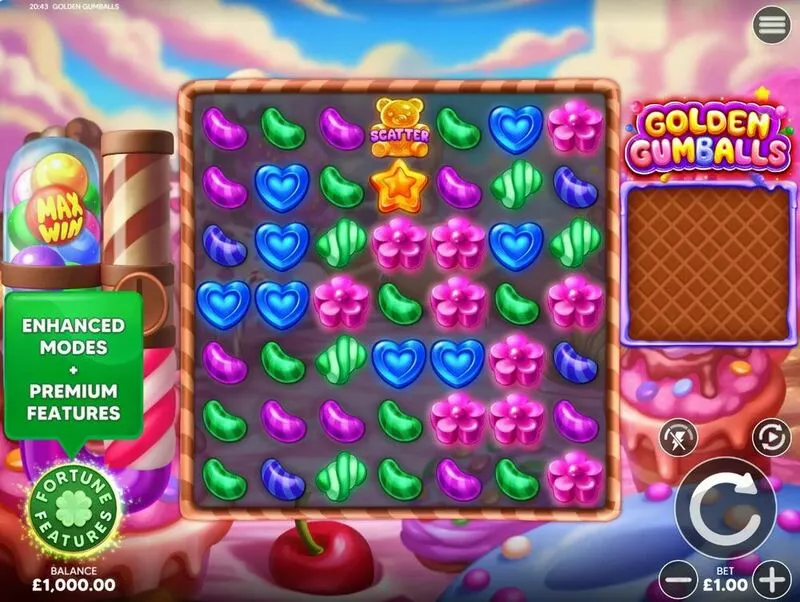 Golden Gumballs Four Leaf Gaming 7 Reel 