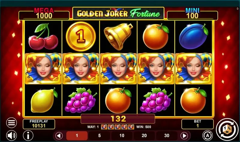Golden Joker Fortune 1Spin4Win 5 Reel 243 Line