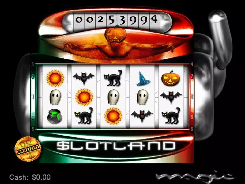 Halloween Magic Slotland Software 5 Reel 5 Line