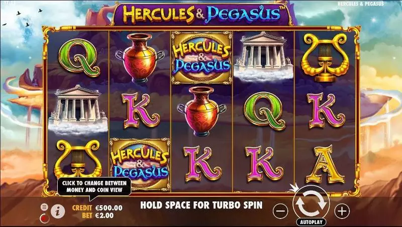 Hercules and Pegasus Pragmatic Play 5 Reel 20 Line