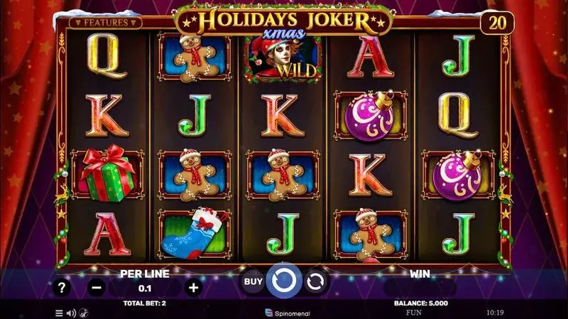 Holidays Joker – Xmas Spinomenal 5 Reel 30 Line
