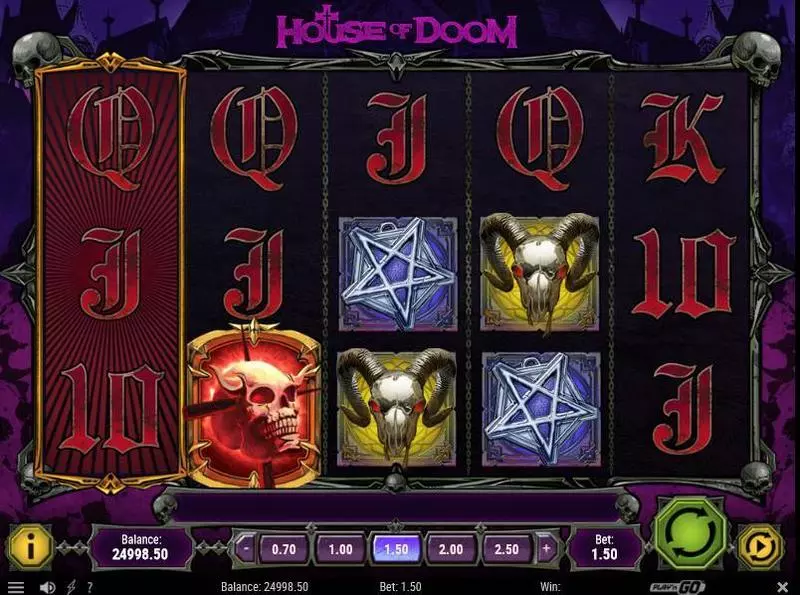 House of Doom Play'n GO 5 Reel 10 Line