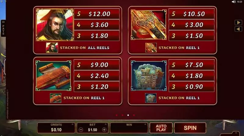 Huangdi - The Yellow Emperor Microgaming 5 Reel 25 Line