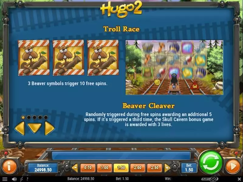Hugo 2 Play'n GO 5 Reel 10 Line