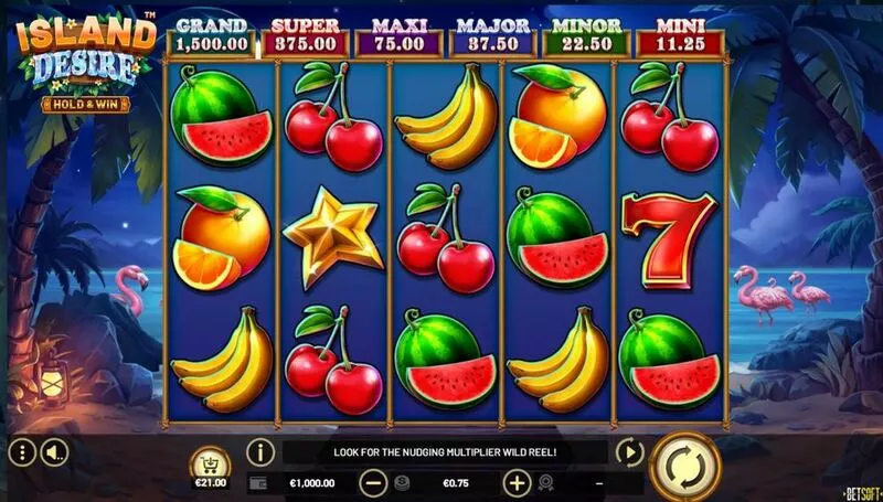 Island Desire - Hold & Win BetSoft 5 Reel 243 Line