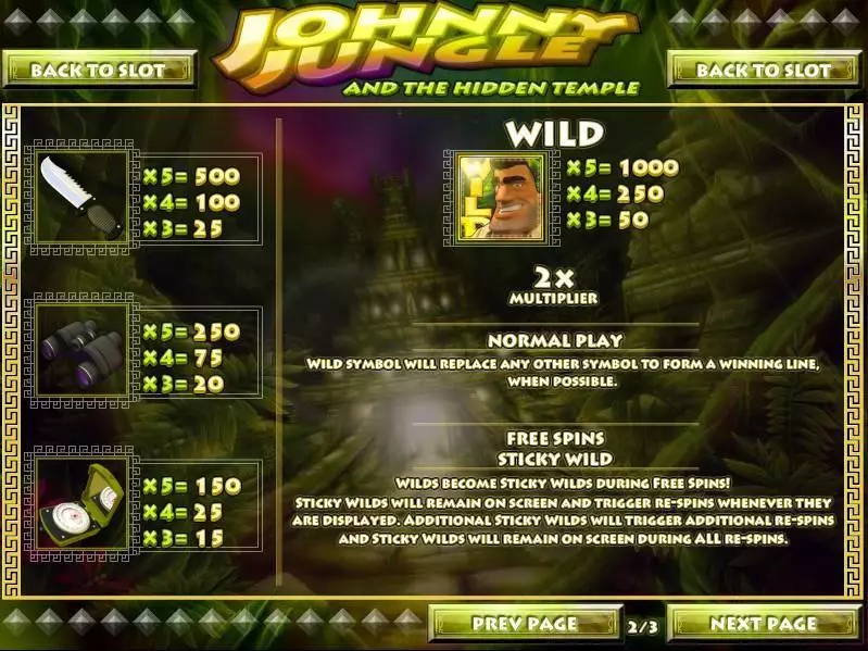 Johnny Jungle Rival 5 Reel 25 Line