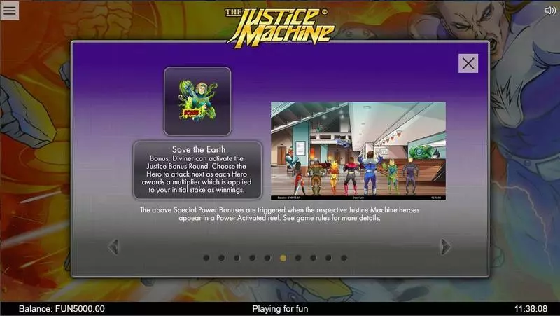 Justice Machine 1x2 Gaming 5 Reel 30 Line
