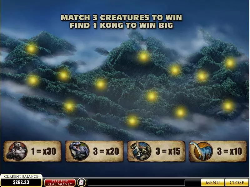 King Kong PlayTech 5 Reel 20 Line