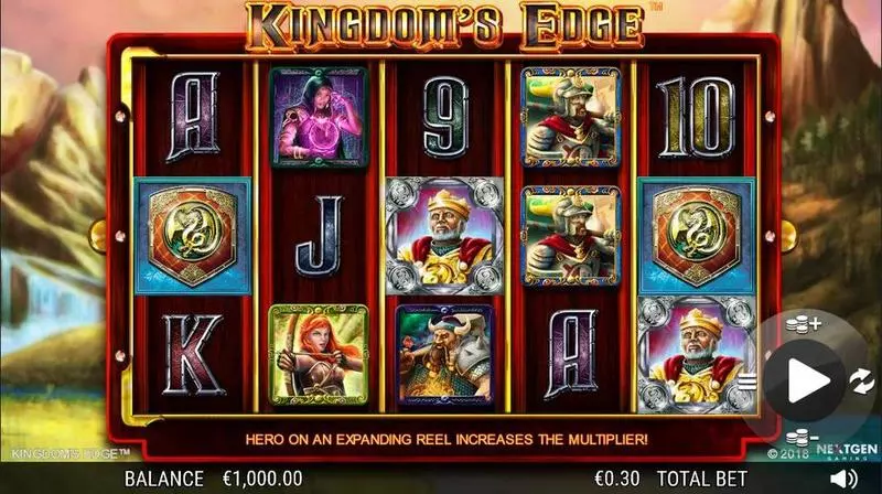 Kingdom's Edge NextGen Gaming 5 Reel 20 Line