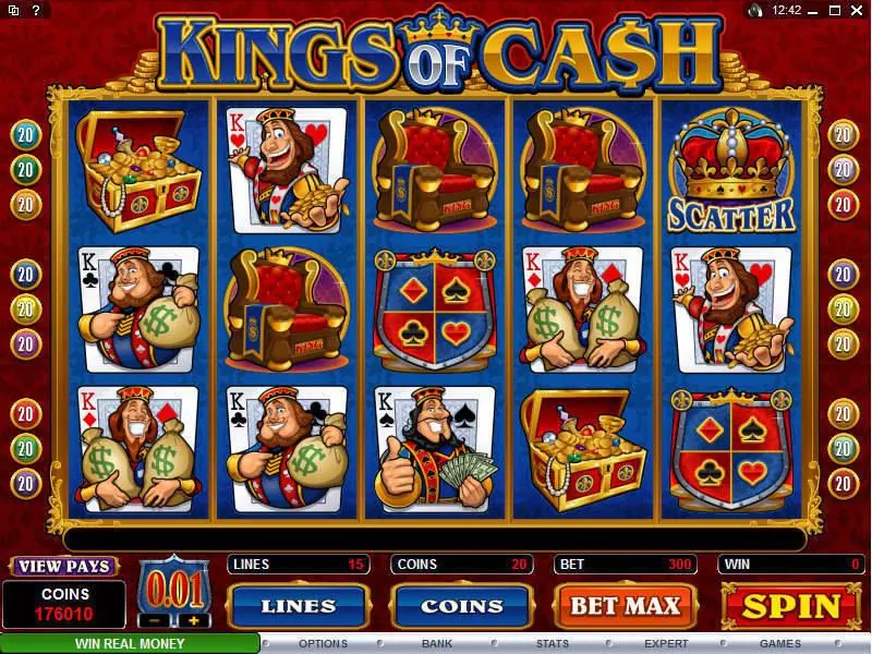 Kings of Cash Microgaming 5 Reel 15 Line