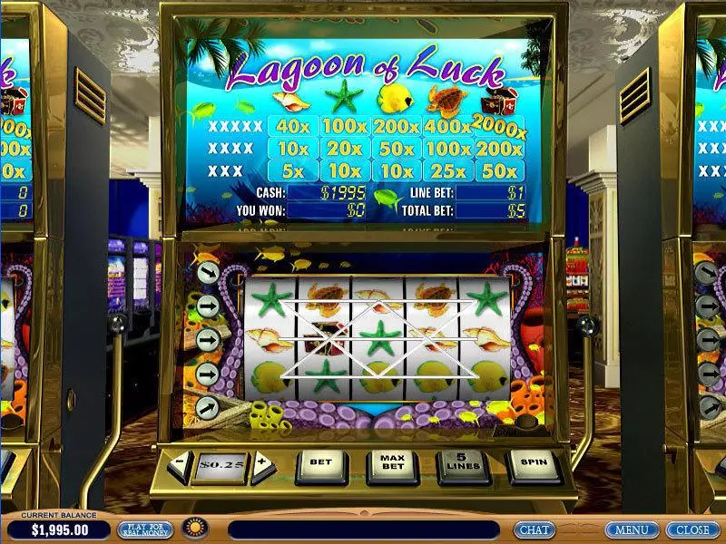 Lagoon of Luck PlayTech 5 Reel 5 Line