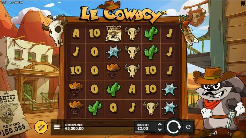 Le Cowboy Hacksaw Gaming 6 Reel 