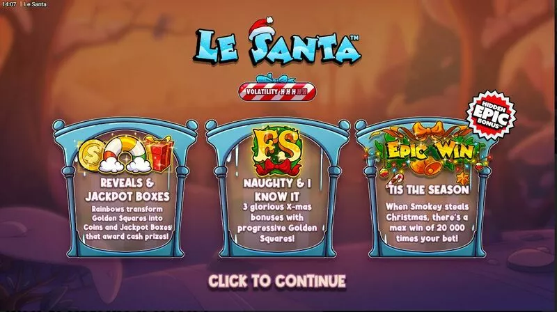 Le Santa Hacksaw Gaming 6 Reel 