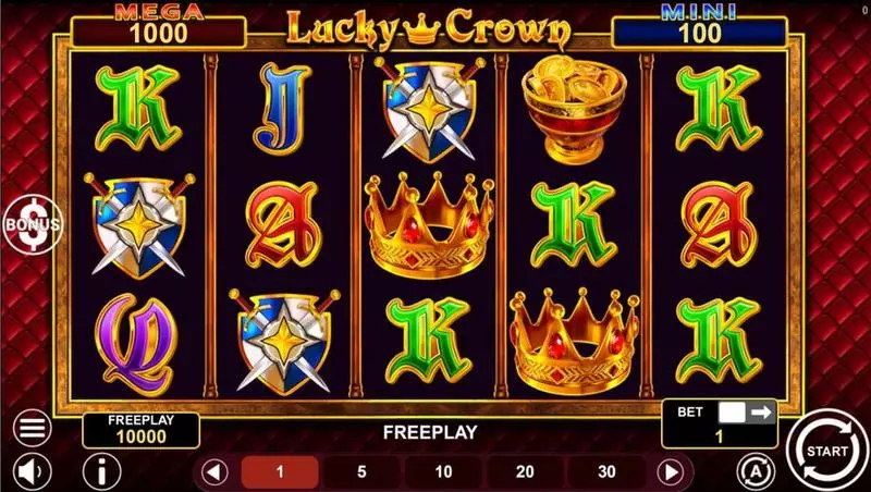 Lucky Crown Hold and Win 1Spin4Win 5 Reel 243 Line